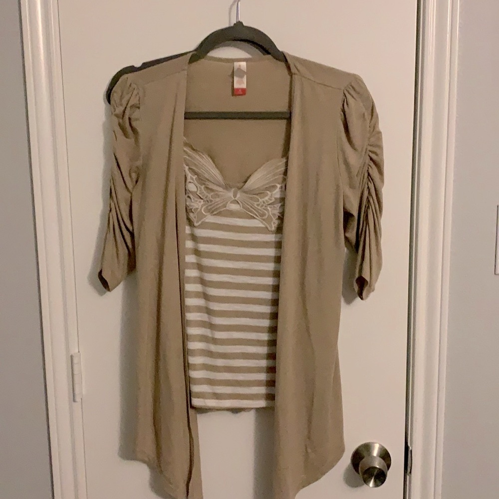 3/4 sleeve casual top